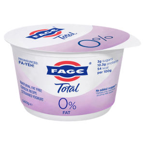 FAGE Total 0% Natural Fat Free Greek Recipe Strained Yogurt 450g