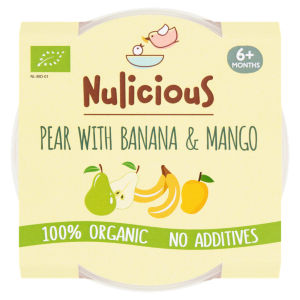 Pear with Banana & Mango 6+ Months