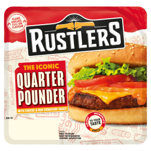 Rustlers Quarter Pounder Cheese Burger 190 G