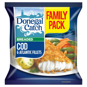 6 Breaded Cod Atlantic Fillets 519g
