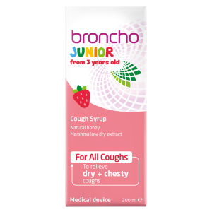 Broncho Junior Dry Chesty Cough Syrup 3yrs+ 200ml