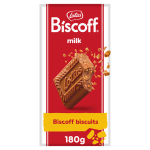 Milk Chocolate with Biscoff Crumbs 180g