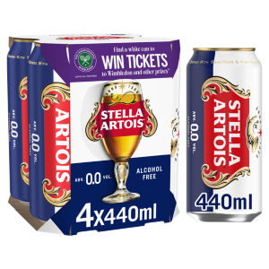 0.0% Alcohol Free Premium Lager Beer Cans 4 x 440ml