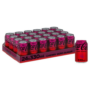 7UP Zero Sugar Free Cherry Cans 24 x 330ml