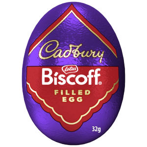 Biscoff Filled Chocolate Egg 32g