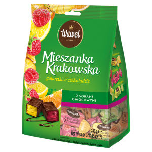 Mieszanka Krakowska Chocolate Coated Jelly Sweets 245g