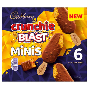 Cadbury Crunchie Mini Ice Cream Sticks