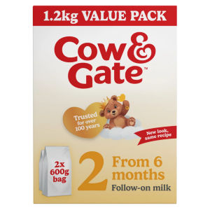 Follow-On Milk from 6 Months 2 x 600g (1.2kg)