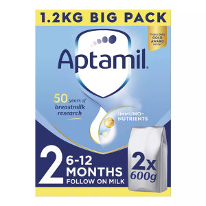 2 Follow On Baby Milk Formula Powder 6-12 Months Big Pack 1.2kg