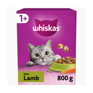 Whiskas Adult 1+ Cat Food Dry with Lamb