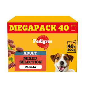 Selection Senior Wet Dog Food Mixed Selection in Jelly 40 x 100g Pouch