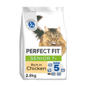 Perfect Fit Senior 7+ Dry Cat Food Chicken