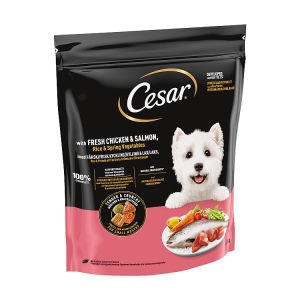 Adult Dry Dog Food with Fresh Chicken, Salmon & Vegetables 1.4kg