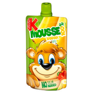 Kubus Strawberry, Apple, Banana, Carrot Mousse 100g