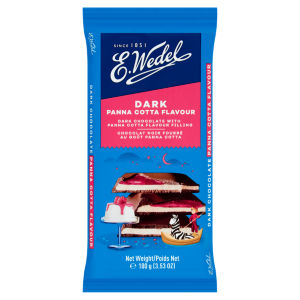 Dark Chocolate with Panna Cotta Flavour Filling 100g