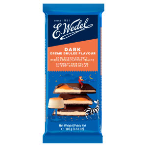 Dark Chocolate with Creme Brulee Flavour Filling