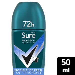 Sure Men Nonstop Protection Anti-Perspirant Roll On Invisible Ice Fresh 50 ml