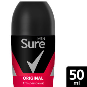 Sure Men Antiperspirant Deodorant Roll On Essential Original 50ml