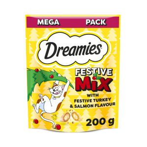 Cat Treat Christmas Biscuit Mix with Turkey & Salmon 200g