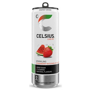 Celsius Live Fit Sparkling Strawberry Watermelon Flavour Sugar Free Energy Drink 355ml