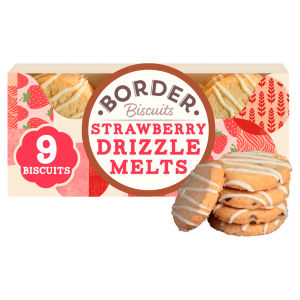 Beautifully Crafted Biscuits Strawberry Drizzle Melts