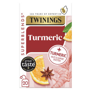 Superblends Turmeric 20 Biodegradable Plant Based Tea Bags 40g
