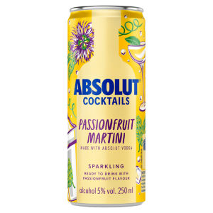 Pre-Mixed Sparkling Passionfruit Martini Vodka Drink 250ml