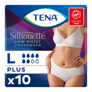 TENA Silhouette Incontinence Pants White L Pack x10