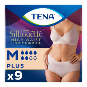 TENA Silhouette Incontinence Pants Cream Medium 9 Pack