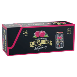 Premium Cider with Raspberry 10pk