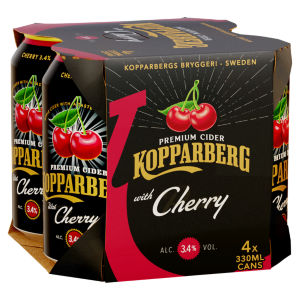 Premium Cider with Cherry 4 x 330ml
