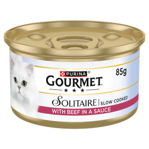 Gourmet Solitaire Beef Wet Cat Food