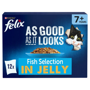 Felix As Good As it Looks Kitten Fish in Jelly Wet Cat Food 12 x 85g