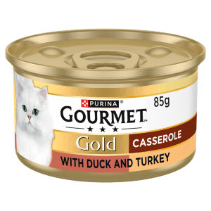 Gourmet Gold Casserole in Gravy Duck and Turkey Wet Cat Food