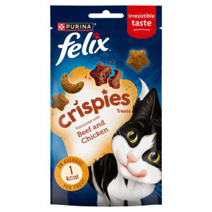 Crispies Chicken and Beef Cat Treats 45g