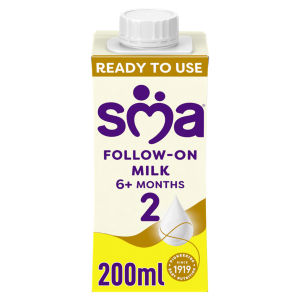 SMA Follow-On Baby Milk 6 Mth+ Ready-To-Use Formula Milk 200ml