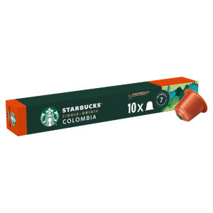 STARBUCKS Single-Origin Colombia by NESPRESSO, Medium Roast, 57g box of 10