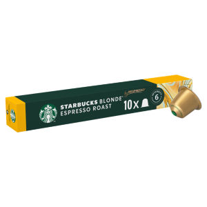 Creamy Vanilla by NESPRESSO, Blonde Roast Coffee Capsules, 53g box of 10