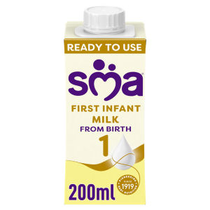 SMA First Infant Baby Milk From Birth Ready-To-Use Formula 200ml