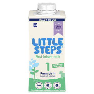 LITTLE STEPS First Infant Baby Milk From Birth Ready-To-Use Milk 200ml