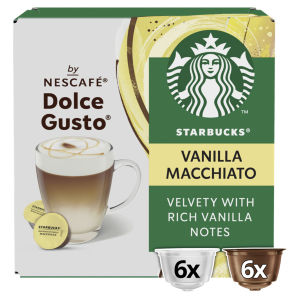 Starbucks by Nescafe Dolce Gusto Madagascar Vanilla Macchiato Coffee Pods x12 132g