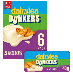 Dunkers Nachos Cheese Snacks 6 Pack 258g