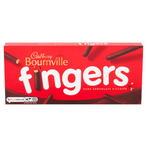 Bournville Fingers Dark Chocolate Covered Biscuits 114g