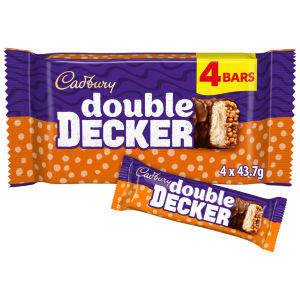 Double Decker Chocolate Bar 4 Pack Multipack 174.8g (4 x 44.6g)