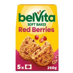 Soft Bakes Red Berries Cereal Snack Bars Multipack 250g (5 x 50g)