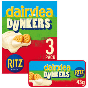 Dunkers Ritz Crackers Cheese Snacks 3 Pack Mulitpack 129g (3 x 43g)