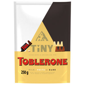 Toblerone honey & almond nougat Tinies assorted chocolate sharing pouch 250 g