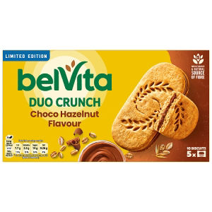 Belvita Sandwich Chocolate Hazelnut Biscuits-Breakfast 253g