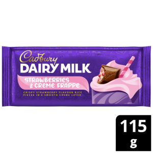 Cadbury Dairy Milk Strawberries & Cream Frappe 115g