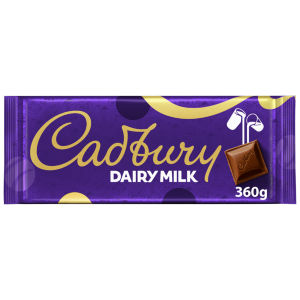 Cadbury Dairy Milk Chocolate Bar Large 360G